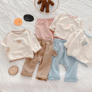 [엠케이] 파스텔 동물원 유아 상하복세트(73-110) 204501