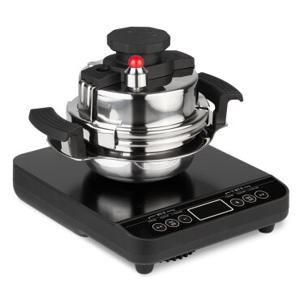 대웅 5분 누룽지 가마솥 압력솥밥+나무세트+전용인덕션 1.2L 4인용 레드