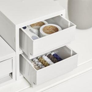 아트박스/시스맥스 뉴트로 소품함 미니 2단 - 쿨그레이