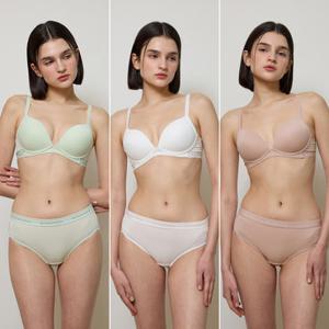 [Wonderbra] 푸쉬업 밴드 노와이어 브라팬티 6종세트 택 1