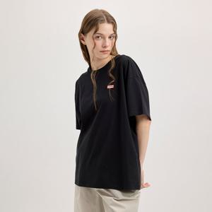 [UNISEX] 스탠다드 시그니처 티셔츠 - 블랙 HCW0002ATZBLK