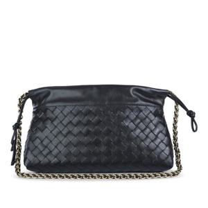 보테가베네타 블랙 위빙 가죽 클러치 839394 V3IV01019