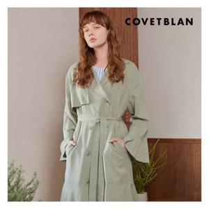 [코벳블랑][COVETBLAN] 여성 플레어 트랜치 코트(V192MCT102W)
