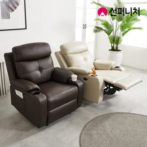 선창테크 7104에어레더 전동 1인용 리클라이너 소파