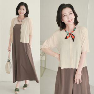 [쉬즈마담]J31066 골지면마 니트볼레로/엄마옷/중년여성옷