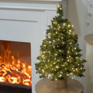 크리스마스트리 미니트리 나무 무장식 고급 풍성한 몬타나트리 60cm 소형 테이블 탁상용 데코 소품