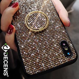 데켄스 갤럭시S9플러스 글리터 핑거링 큐빅 하드 케이스 M484