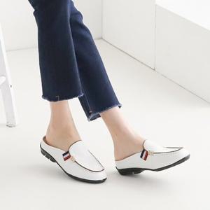 [니나스파리]컬러 밴드 소가죽 블로퍼