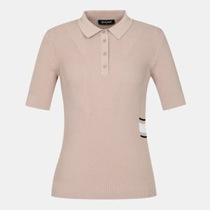 [공식]테일러메이드 여성 골조직 카라 반팔 니트 TWSRM6122-509