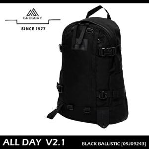 [그레고리]백팩 NEW 올데이 V2.1 BLACK BALLISTIC [09J09243]