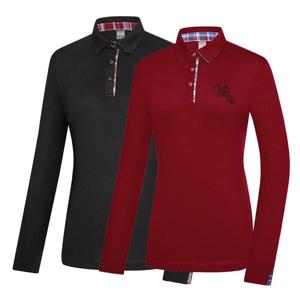 비티알 BTR 여성 골프웨어 겨울 긴팔 양모 기모 카라티셔츠