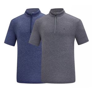 [콜핑]LD08 남자 여름 멜란지 반팔집업 등산티 KUT0568M