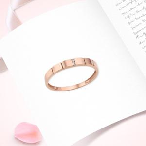 [GB] 심플 라인 여성 10K GOLD 커플링 LRW20013T