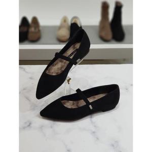 한슈 세이브존03 스웨이드 메리제인 플랫 단화 1.5cm HS048006la