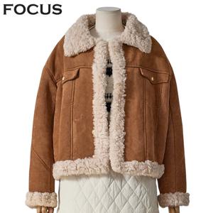 [포커스]안감덤블 무스탕자켓_FW3K7JK0374