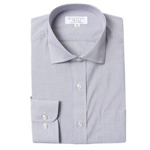 [카운테스마라(셔츠)]면혼방 미니핀체크 일반핏 긴소매(B) CDCW2C2217K0