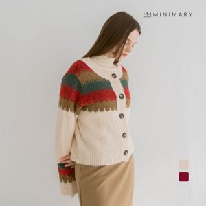[미니마리] 배색라운드가디건 (MM34CD26)