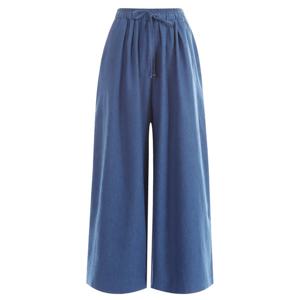 카사 여성 봄 간절기 데님 와이드 큐롯팬츠 BYGO-WPT-11782-진청