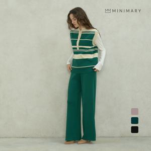 [미니마리] 배색레이어드니트세트 (MM41SE01)