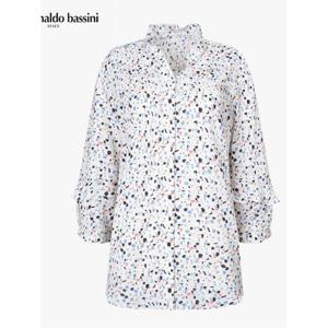 [아날도바시니](아날도바시니) 셔링 프린트 블라우스(AV04BL04M)