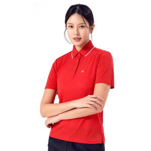 콜핑 여성 여름 하이쿨 반팔 카라 티셔츠