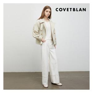[코벳블랑][COVETBLAN] 테일러드 더블 점퍼(V222MJP103W)