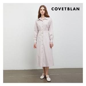 [코벳블랑][COVETBLAN] 허리 볼륨 원피스(V222MOP101W)