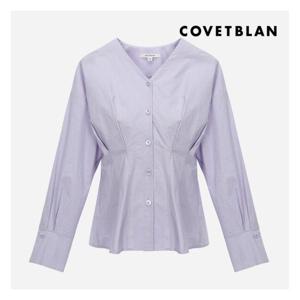 [코벳블랑][COVETBLAN] 턱 포인트 블라우스(V222MBL102W)