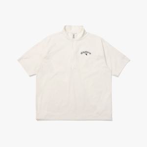 [디아도라] 컴피 우븐 반팔 아노락 IVORY