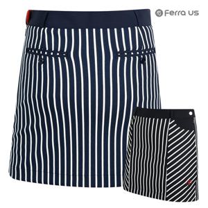 페라어스 여성 대칭스트라이프 니트 골프스커트 ASBU4092S3