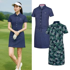비티알 BTR 골프 여성 여름 반팔 패턴 셔츠 원피스 아만다(여) BRT4972W