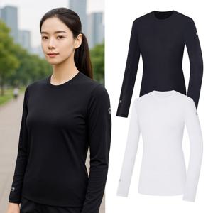 콜핑 여성 냉감 쿨링 속건성 긴팔 라운드 등산 티셔츠  2142TK834W