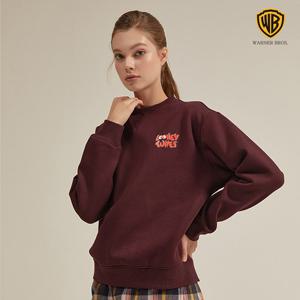 [디즈니골프]여성 캐릭터 라운드넥 기모 맨투맨 스웻셔츠 HL4LTS094