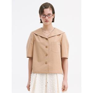 [올리브데올리브]세일러카라 포켓 블라우스 (OW4MB401)