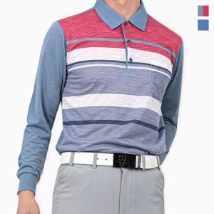 토마스하디 남성 배색 면 카라 티셔츠 Model No_I2-4W011