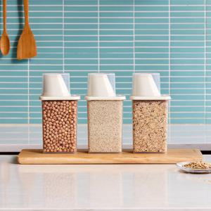 [모던하우스] 깔끔 도어포켓 잡곡용기 870ml 3P