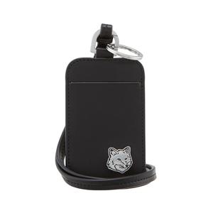 메종키츠네 MM05348LC0043 P199 패치 넥 스트랩 카드지갑