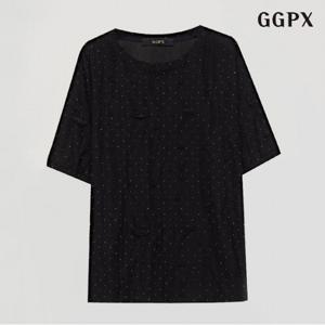 [GGPX]라운드넥 반팔 티셔츠 (GOBLW027D)