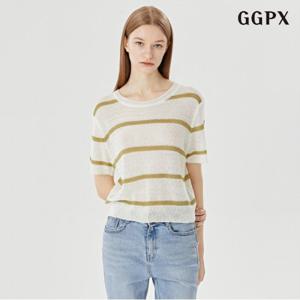 [GGPX]크롭 반팔 니트 (GOAKT014D)
