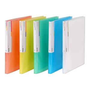 문화 투명PP 클리어화일 40매 A4 적색 F423-75