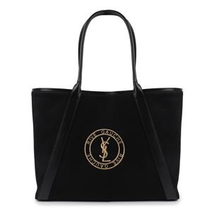 (명품) 생로랑 캔버스 로고 자수 토트백 780096