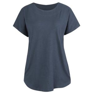 샵앤) 여성 여름 캡소매 슬럽 면 반팔 티 DAI-WSH-0242-차콜