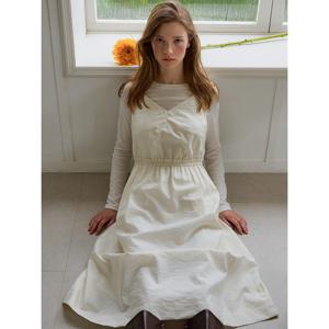 [올리브데올리브]포인트 자수 뷔스티에 플레어 원피스 (OW4AO816)