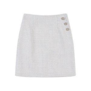 [에꼴드파리][에꼴드파리] 옆버튼 트위드스커트_CB22WSC030Z