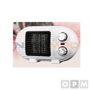 PTC 미니 팬히터 TP-800D/1EA/화이트/중량 730g