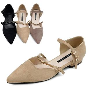 [카미엣뮤즈]스웨이드 메리제인 플랫_KM24w003