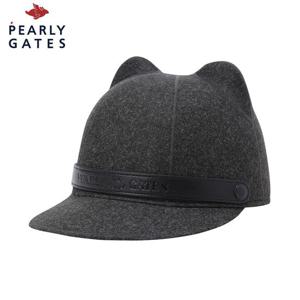 [파리게이츠] 파리게이츠 여성 스마일 로고 탭 캣 볼캡 521D4CP004_GY