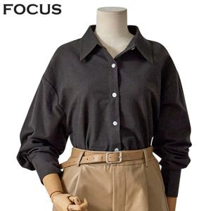 [포커스]피치 기모 크롭 셔츠남방_FW3J7BL0269