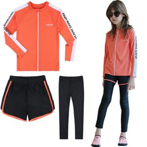 [삐까부]SF-81 핑크 아동 주니어 초등 래시가드 생존 수영복