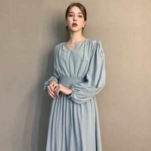 [파슨스] Modal Shirring Dress    [PW2Q2OP02]